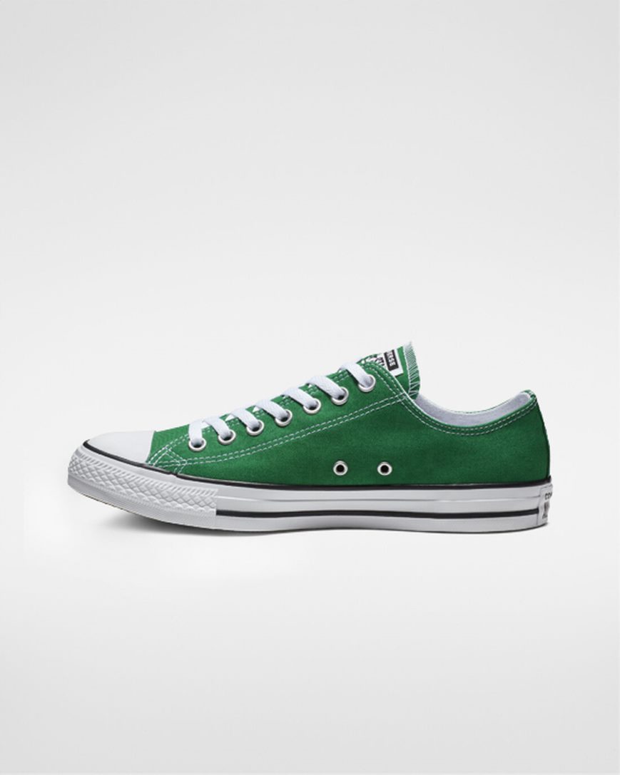 Men's Converse Chuck Taylor All Star Classic Low Top Shoes Green | AU E6018B